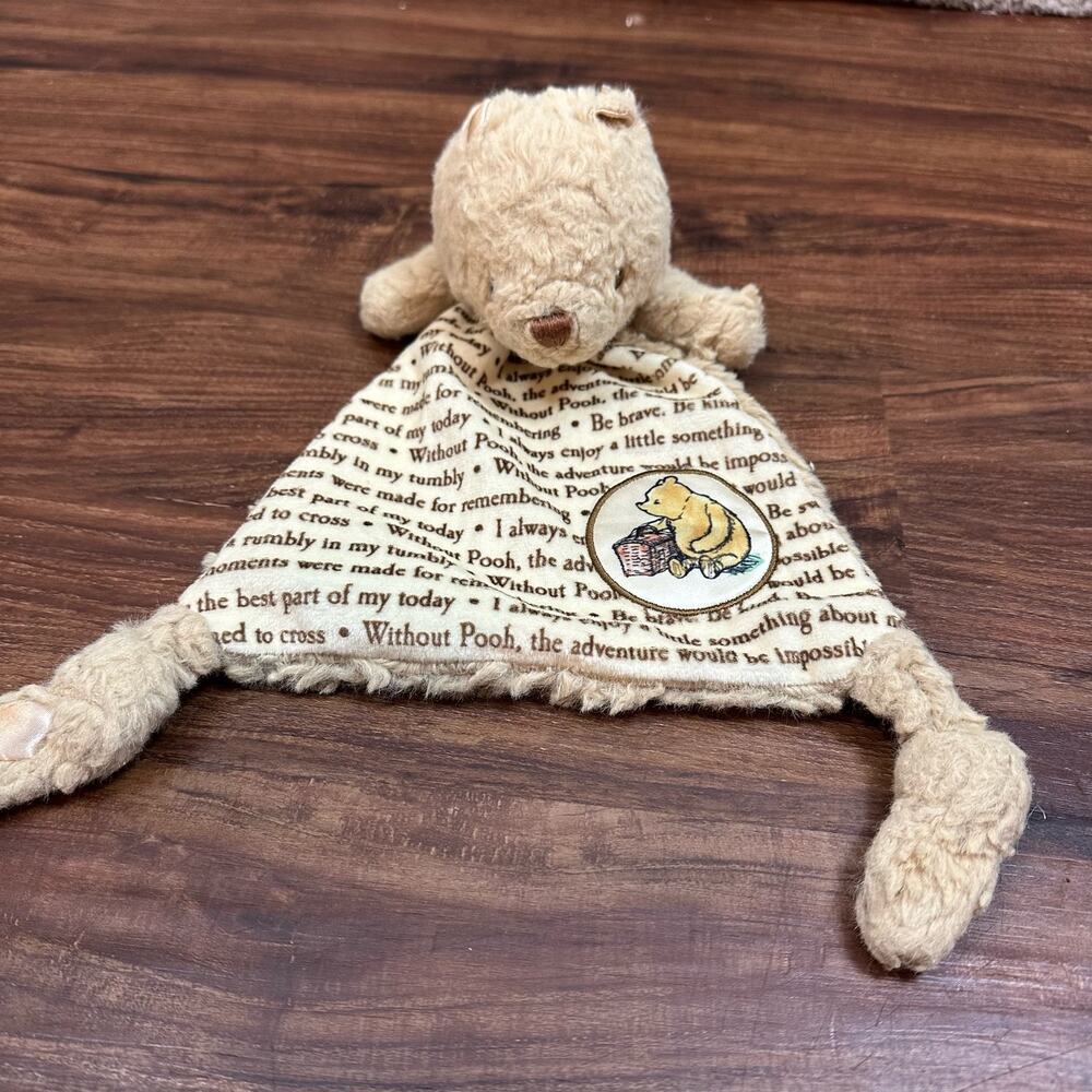 Disney Baby Classic Winnie Pooh Lovey Bear Plush Security Blanket Replacement